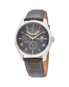 Mens-Classic-Wilton-Leather-Grey-Sunray-Dial
