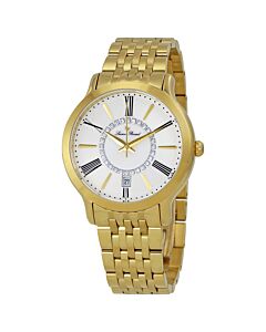 Sofia Gold-Tone Stainless Steel Silver-Tone and MOP Dial